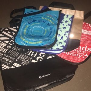 Lululemon lot of 5 bags rare
